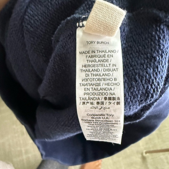 Tory Sport Navy Sweatshirt with Logo - Picture 8 of 8